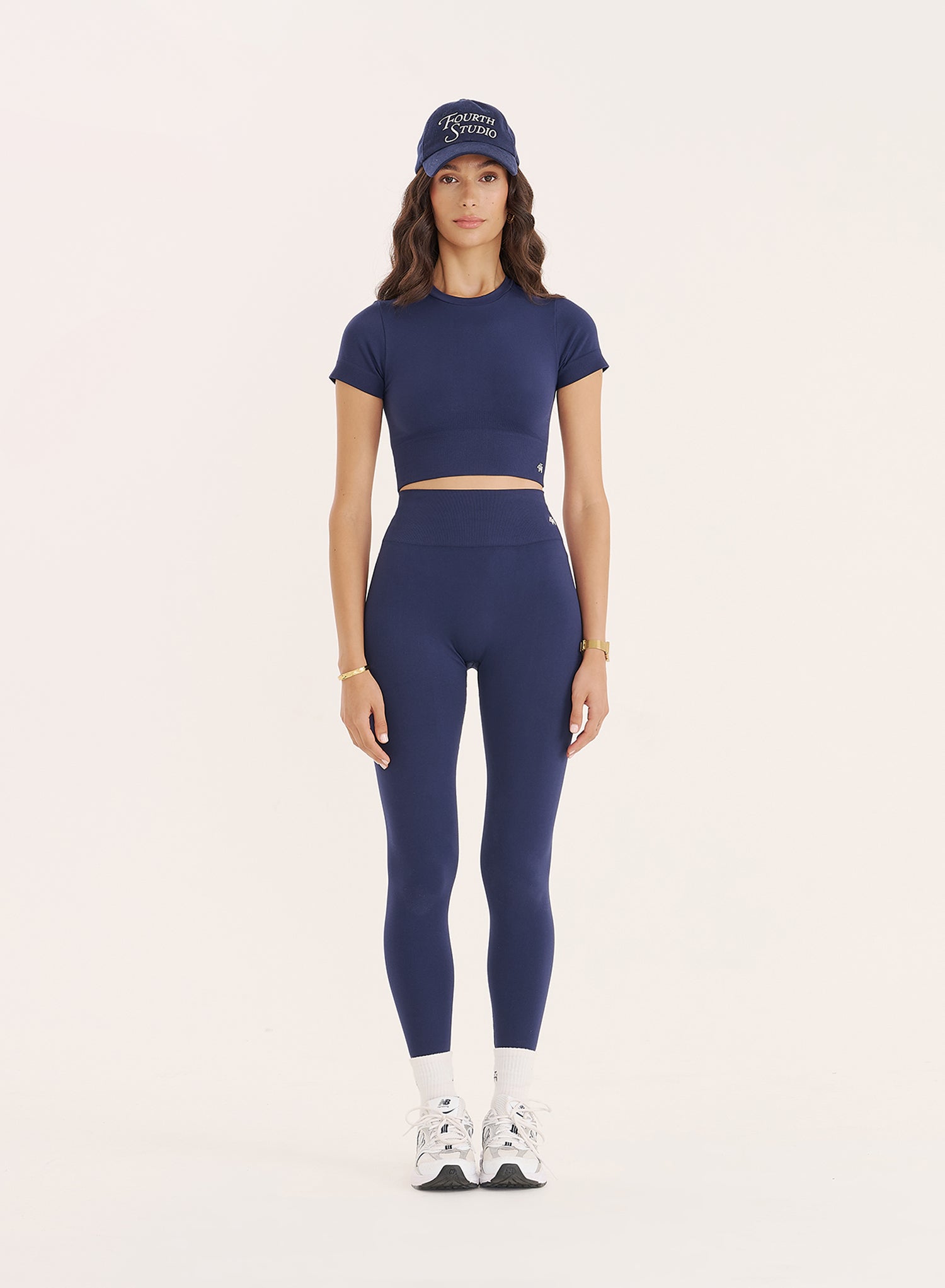 Navy Sculpting Seamless Gym Leggings